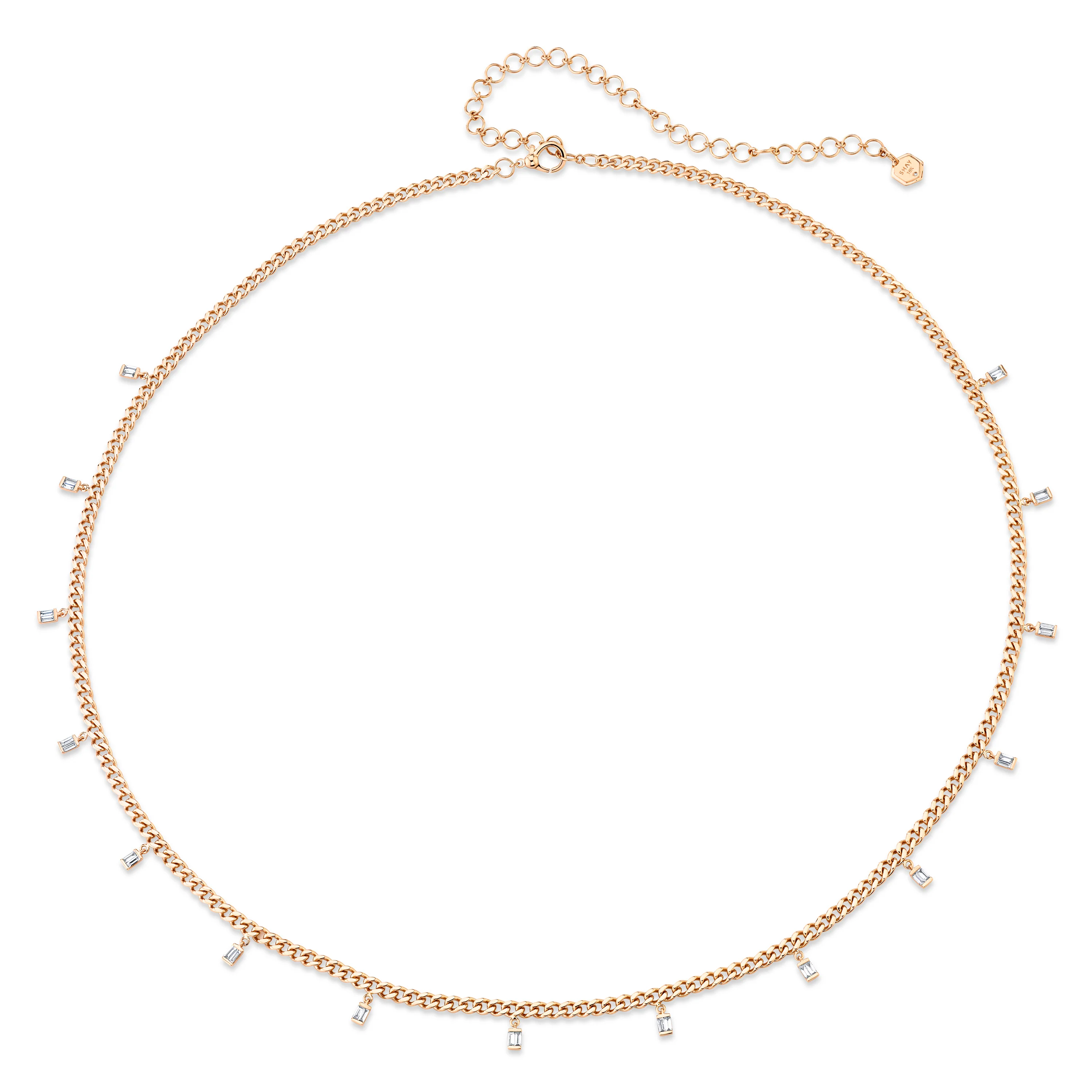 DIAMOND BAGUETTE BABY LINK BELLY CHAIN - Image 4