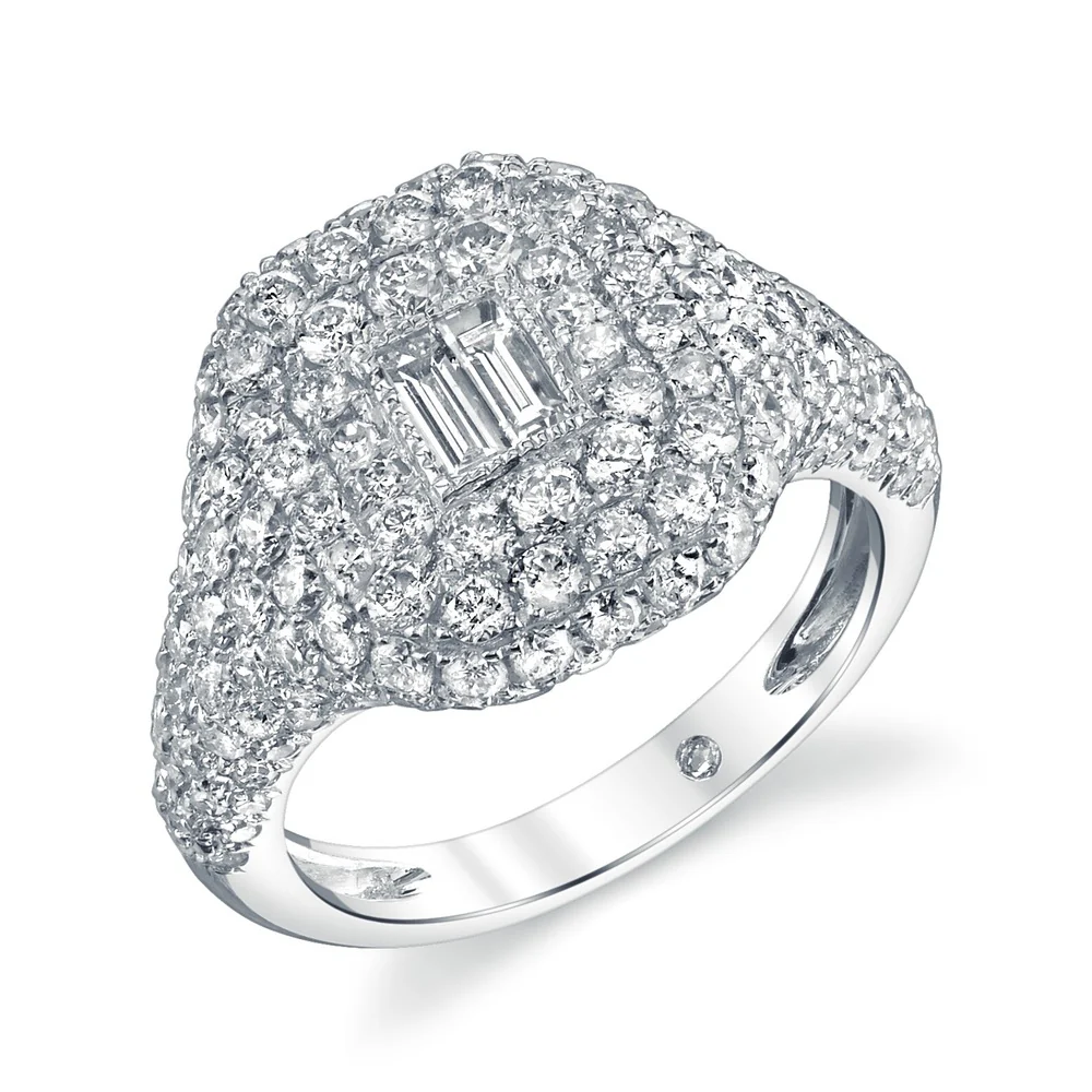 DIAMOND PAVE PINKY RING - Image 3
