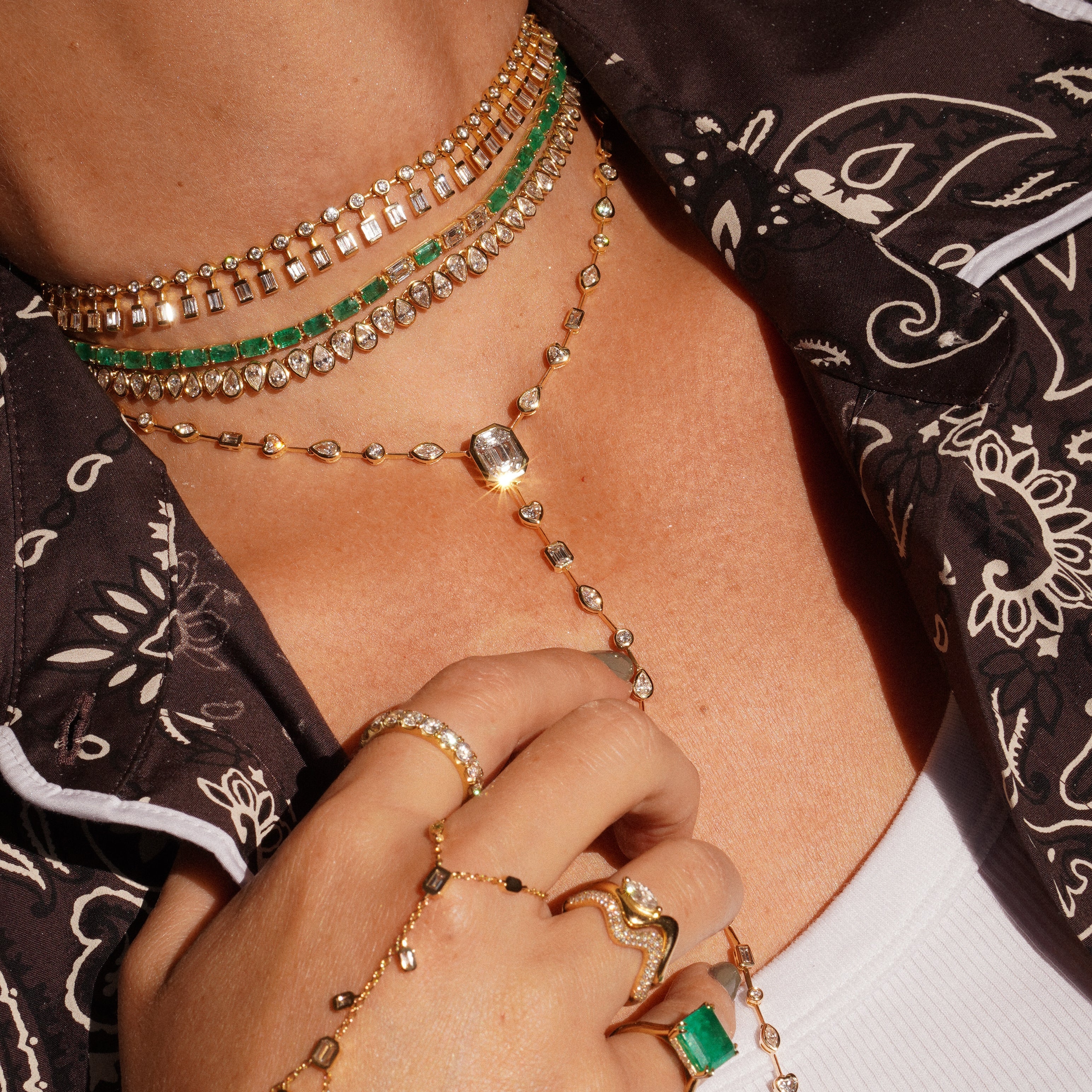DIAMOND DOT-DASH CHOKER - Image 7
