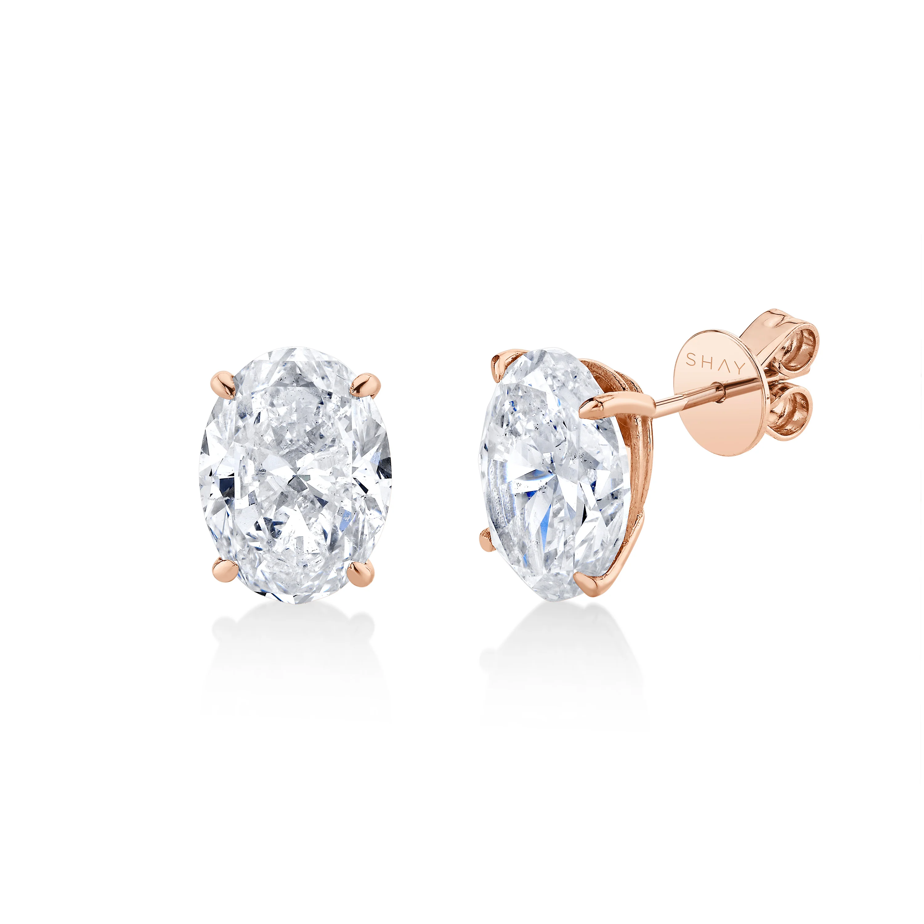 GRAND DIAMOND OVAL STUDS - Image 5