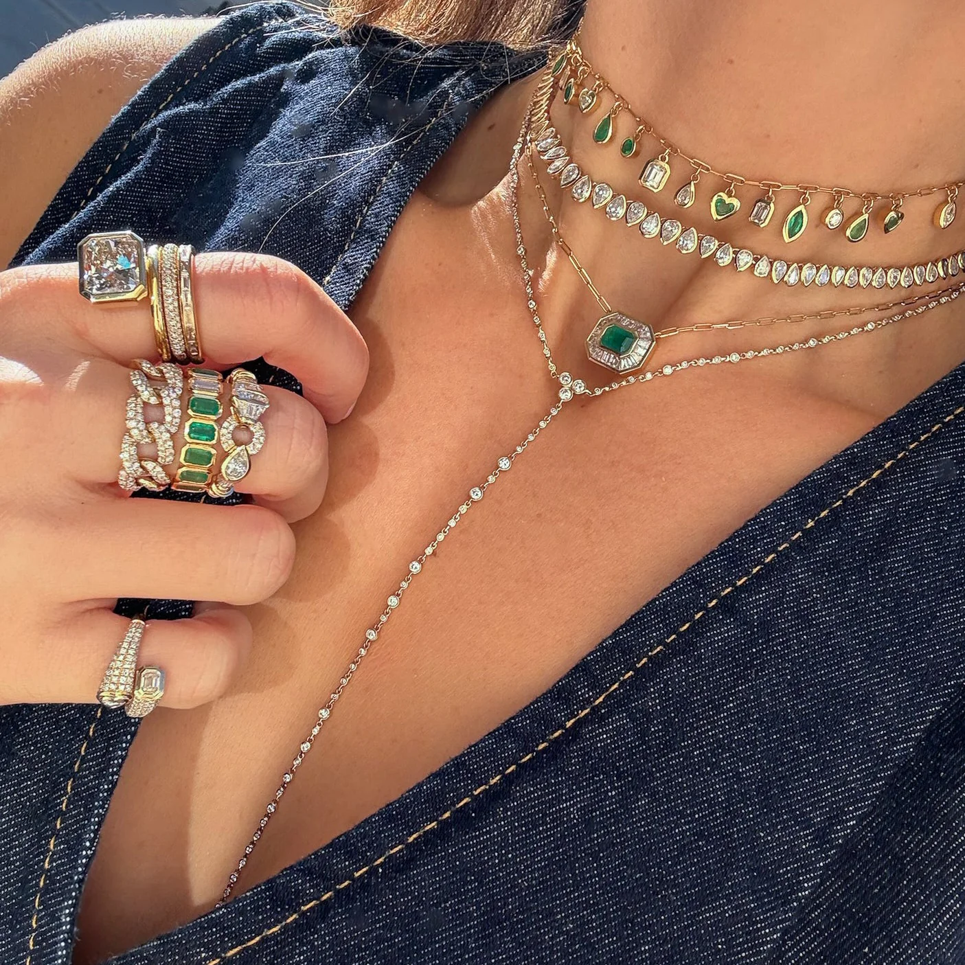 DIAMOND INFINITY Y NECKLACE - Image 6