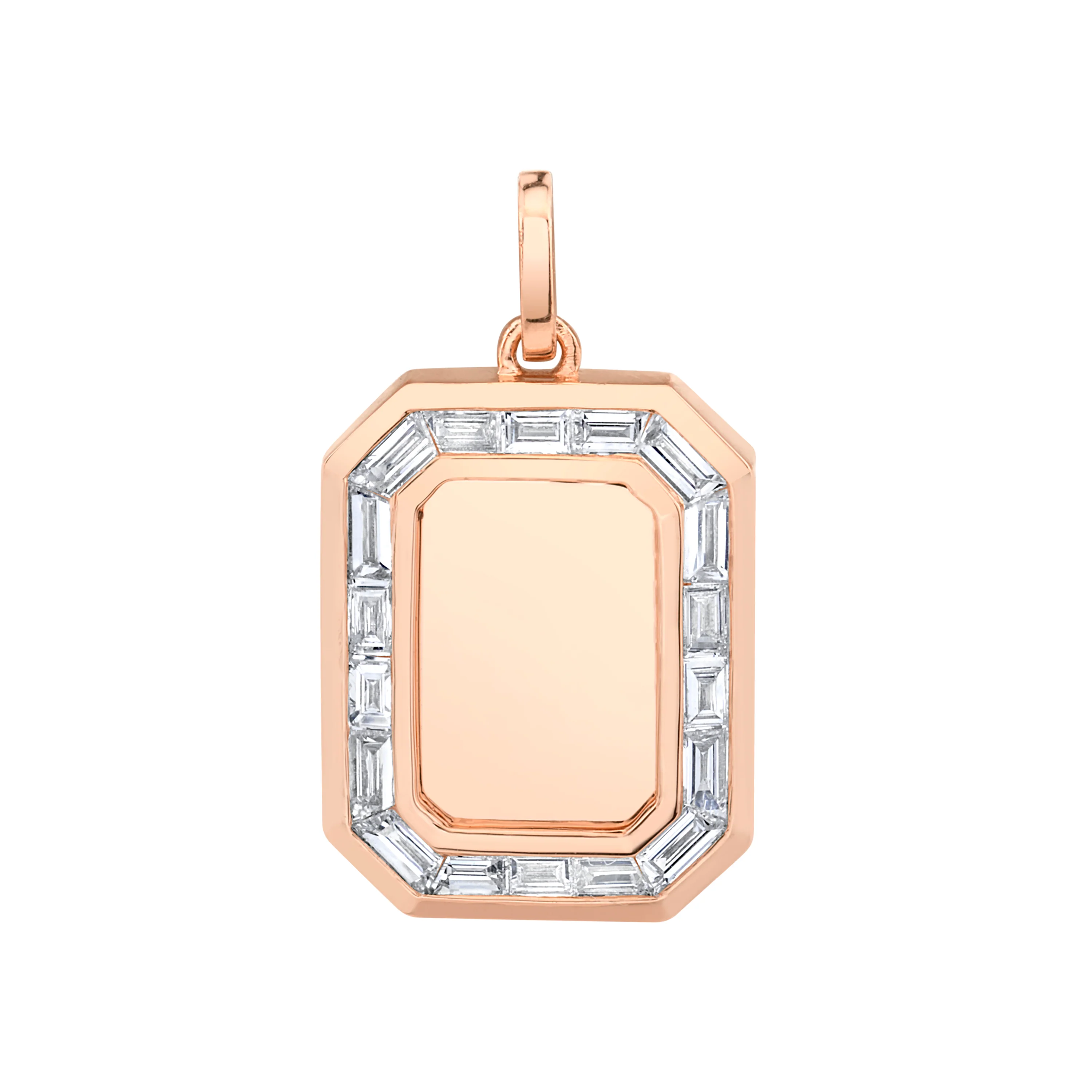 DIAMOND NAMEPLATE PENDANT - Image 2