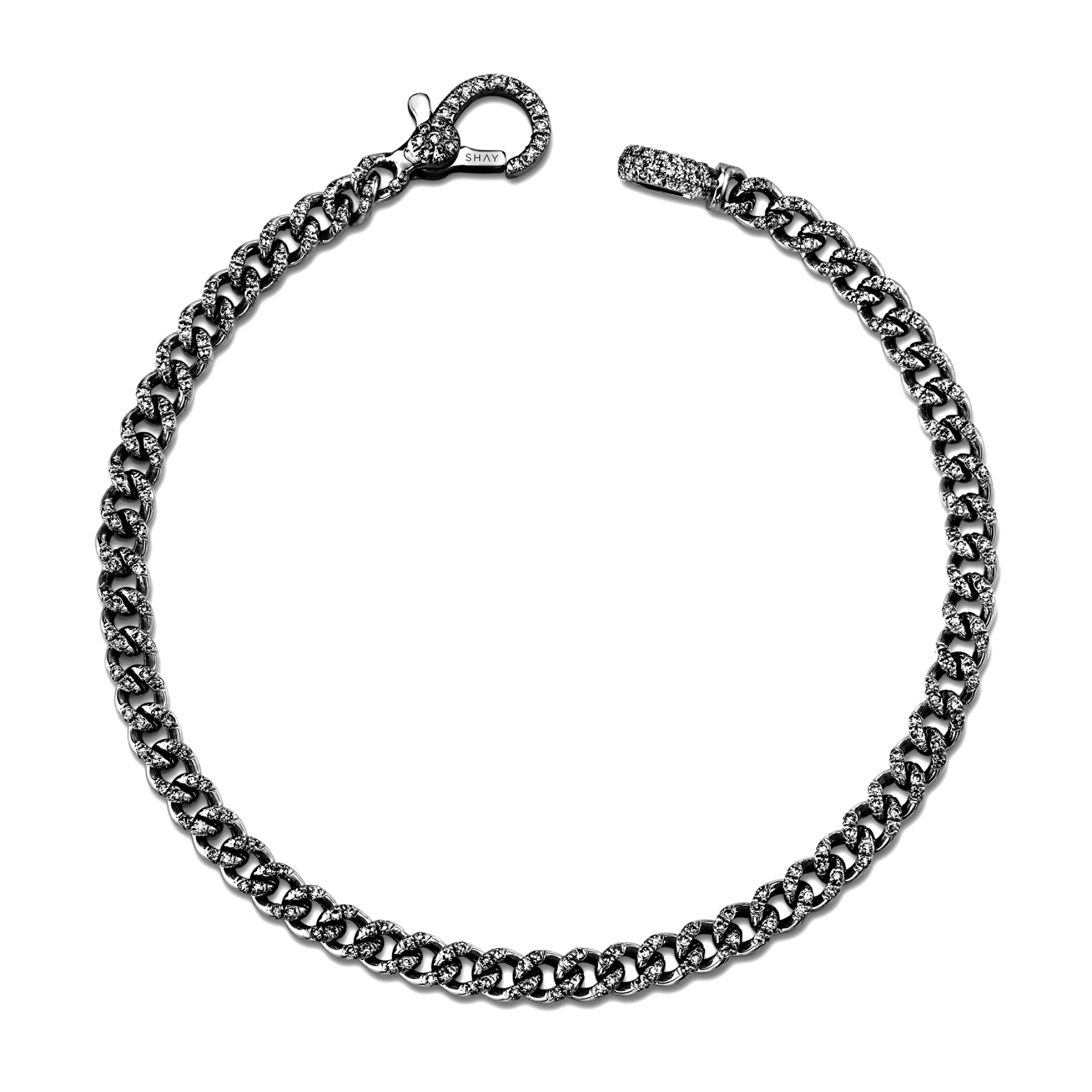 DIAMOND PAVE BABY LINK BRACELET - Image 4