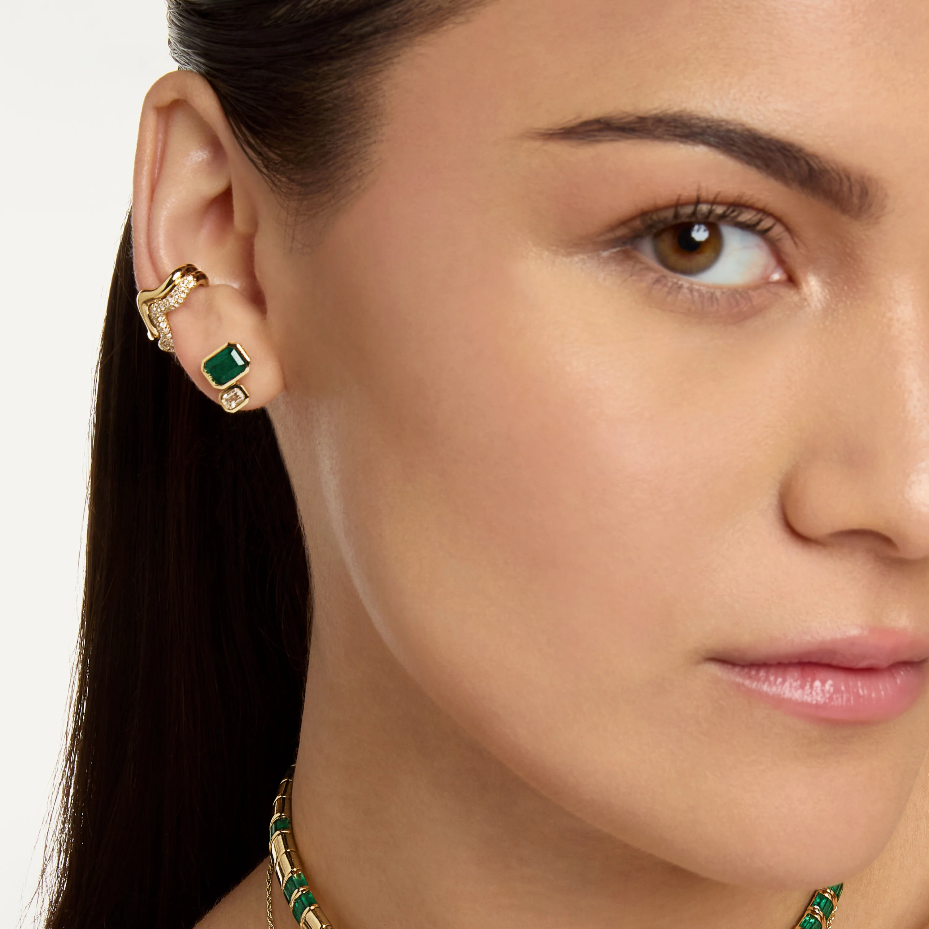 DIAMOND WAVE EAR CUFF - Image 2