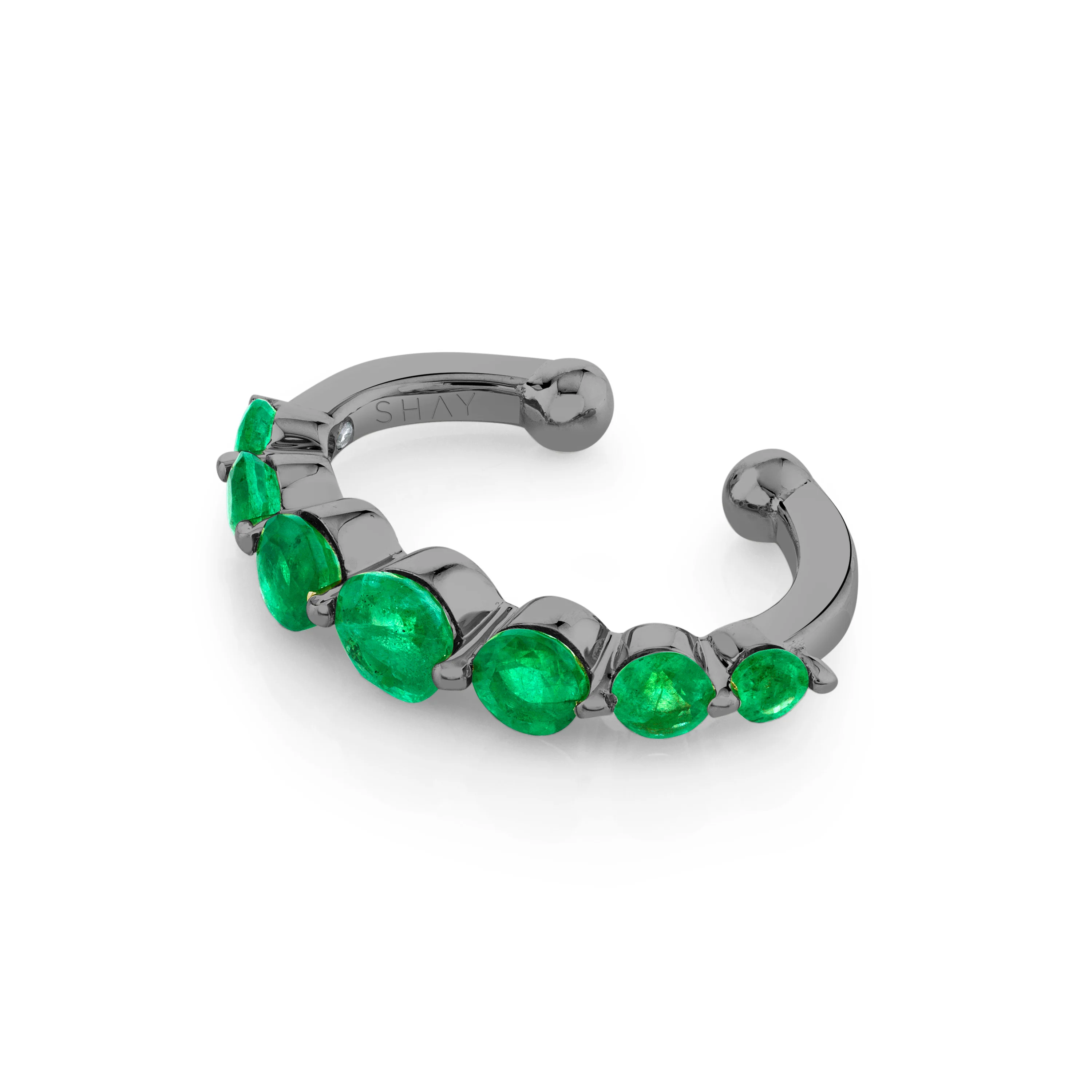 EMERALD GRADUAL EAR CUFF - Image 5