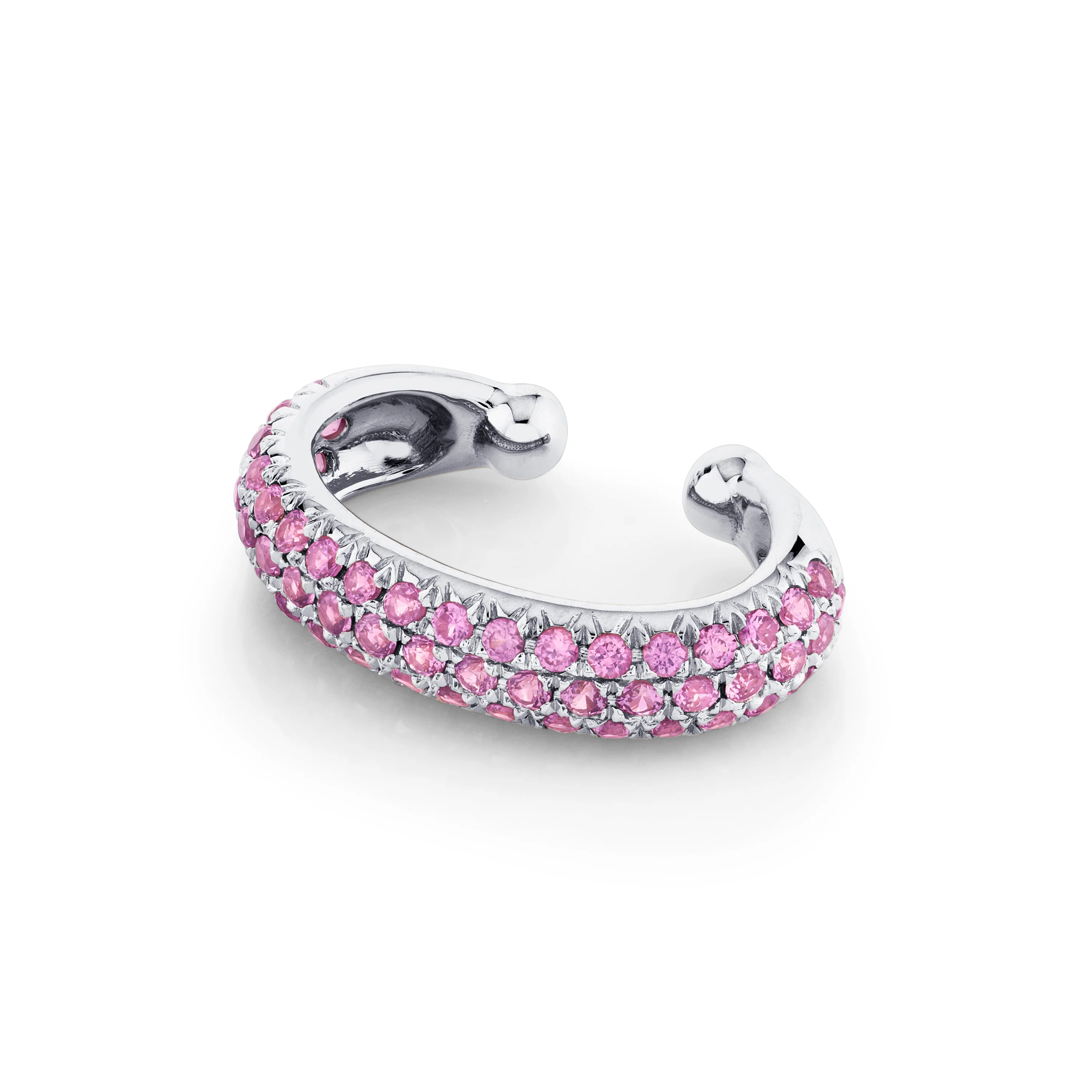 PINK SAPPHIRE JUMBO EAR CUFF - Image 4