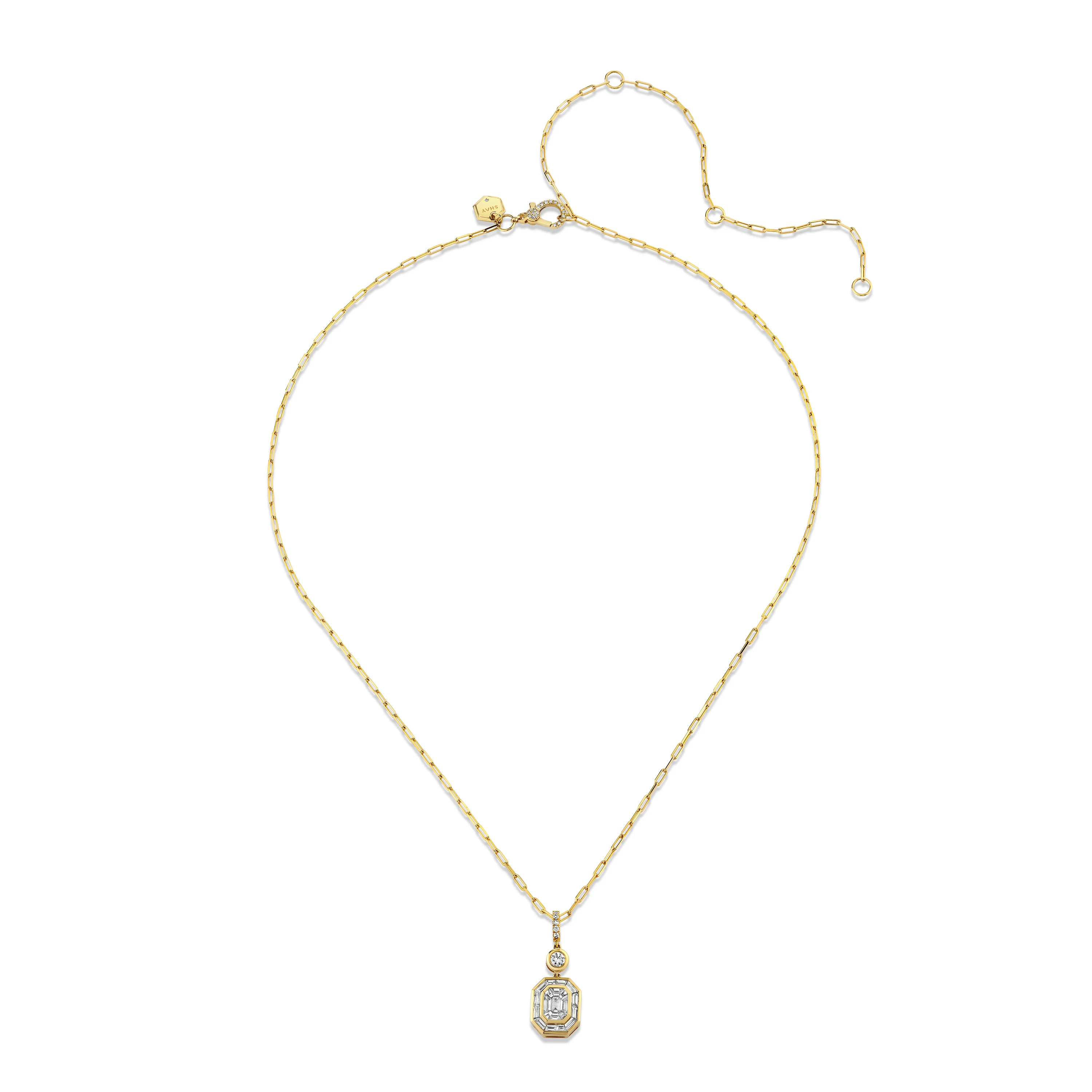 DIAMOND ILLUSION DROP NECKLACE - Image 5