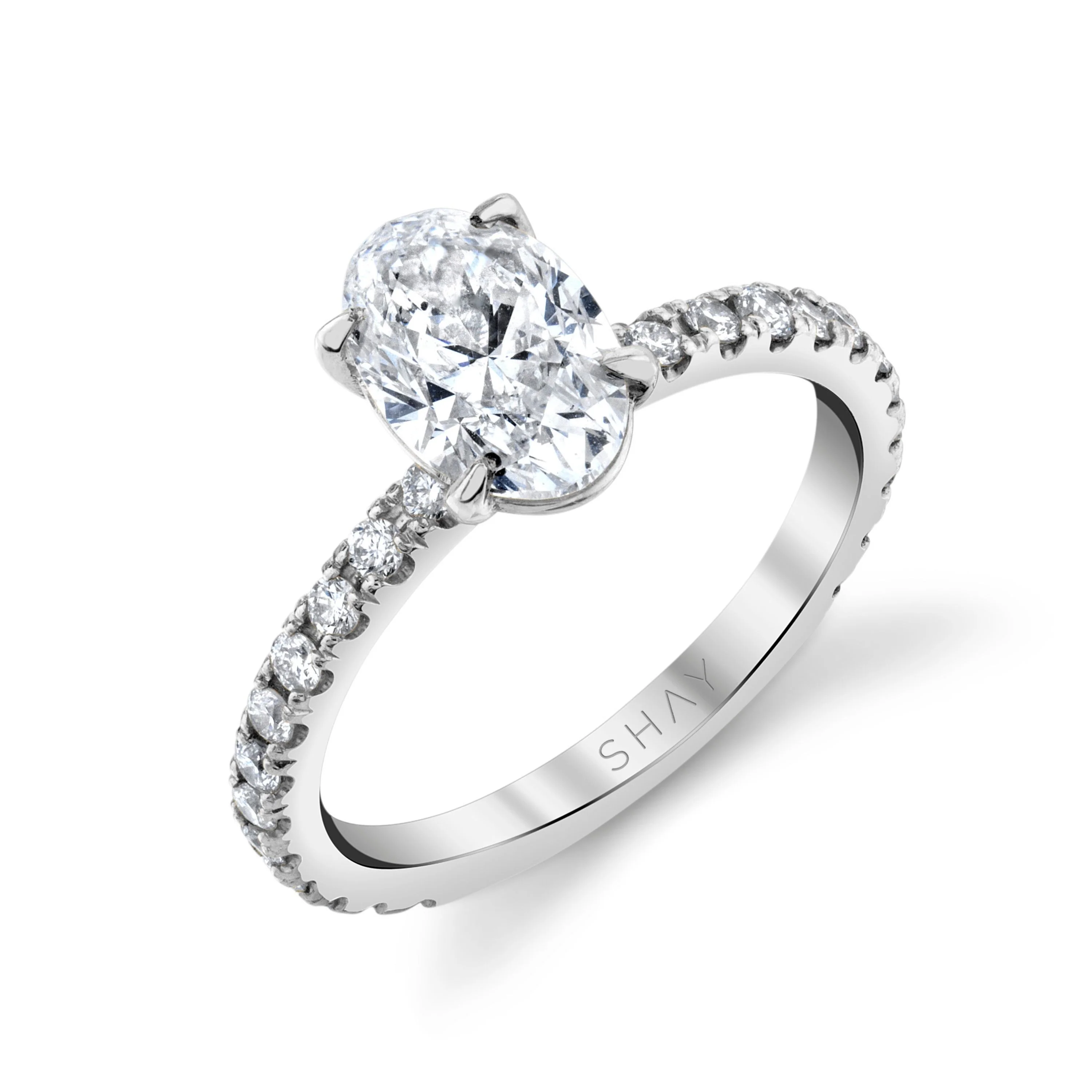 READY TO SHIP DIAMOND OVAL RING