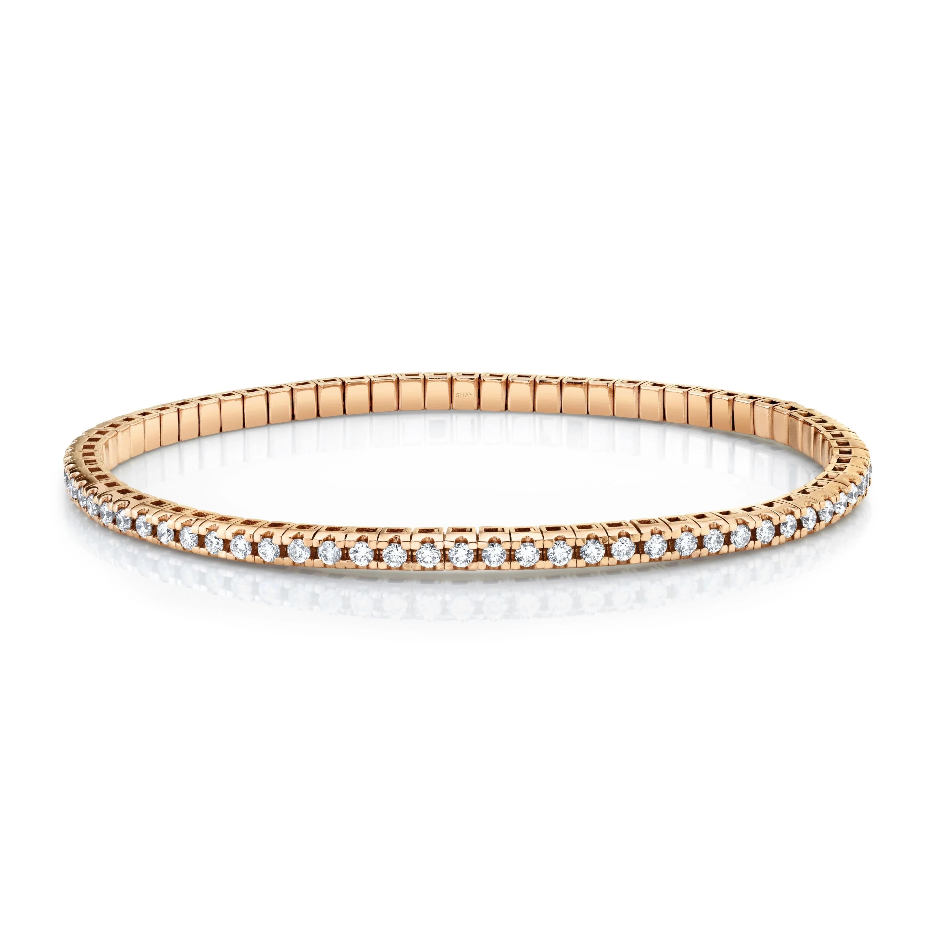 READY TO SHIP DIAMOND STRETCH TENNIS BRACELET