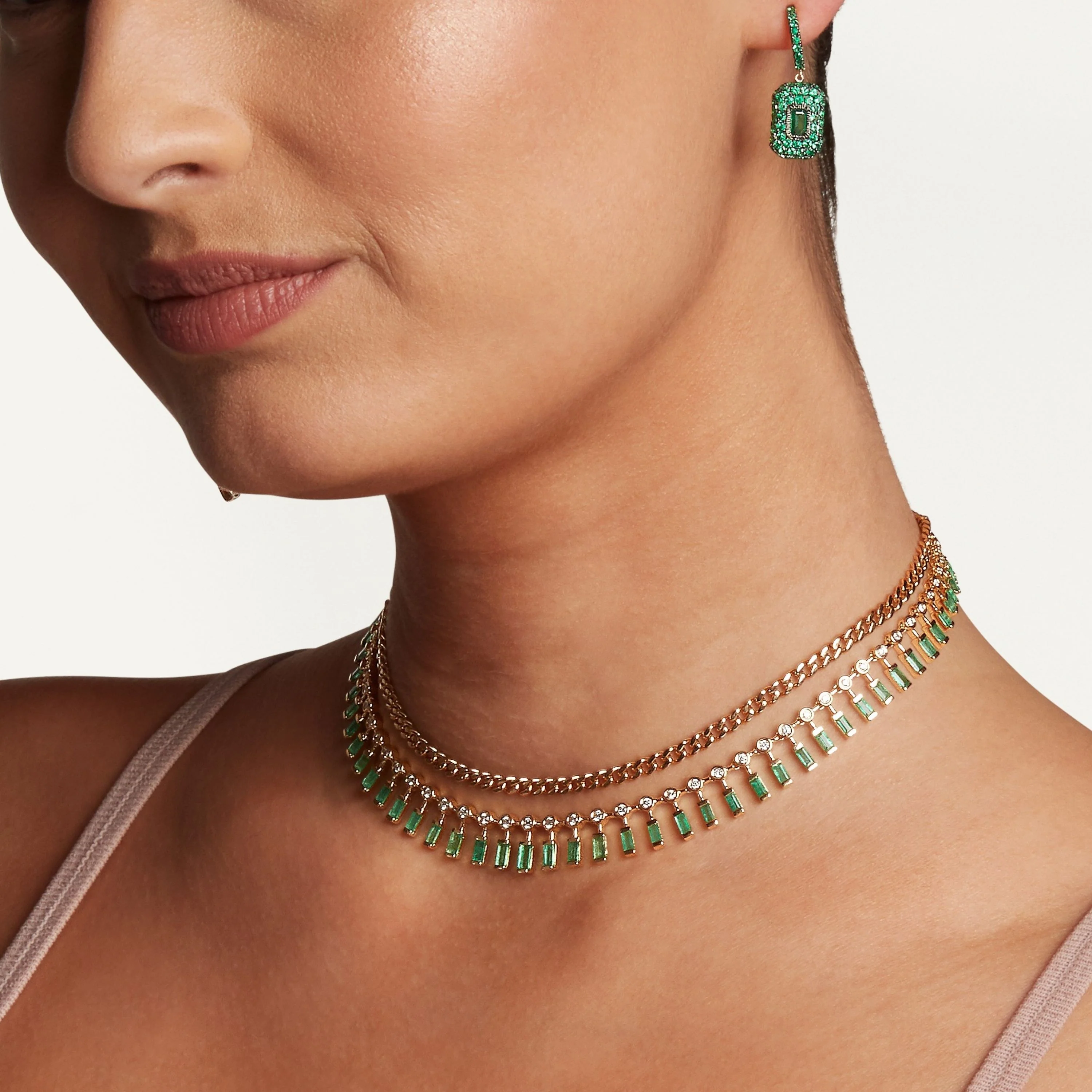 READY TO SHIP SOLID GOLD BABY LINK CHOKER - Image 2