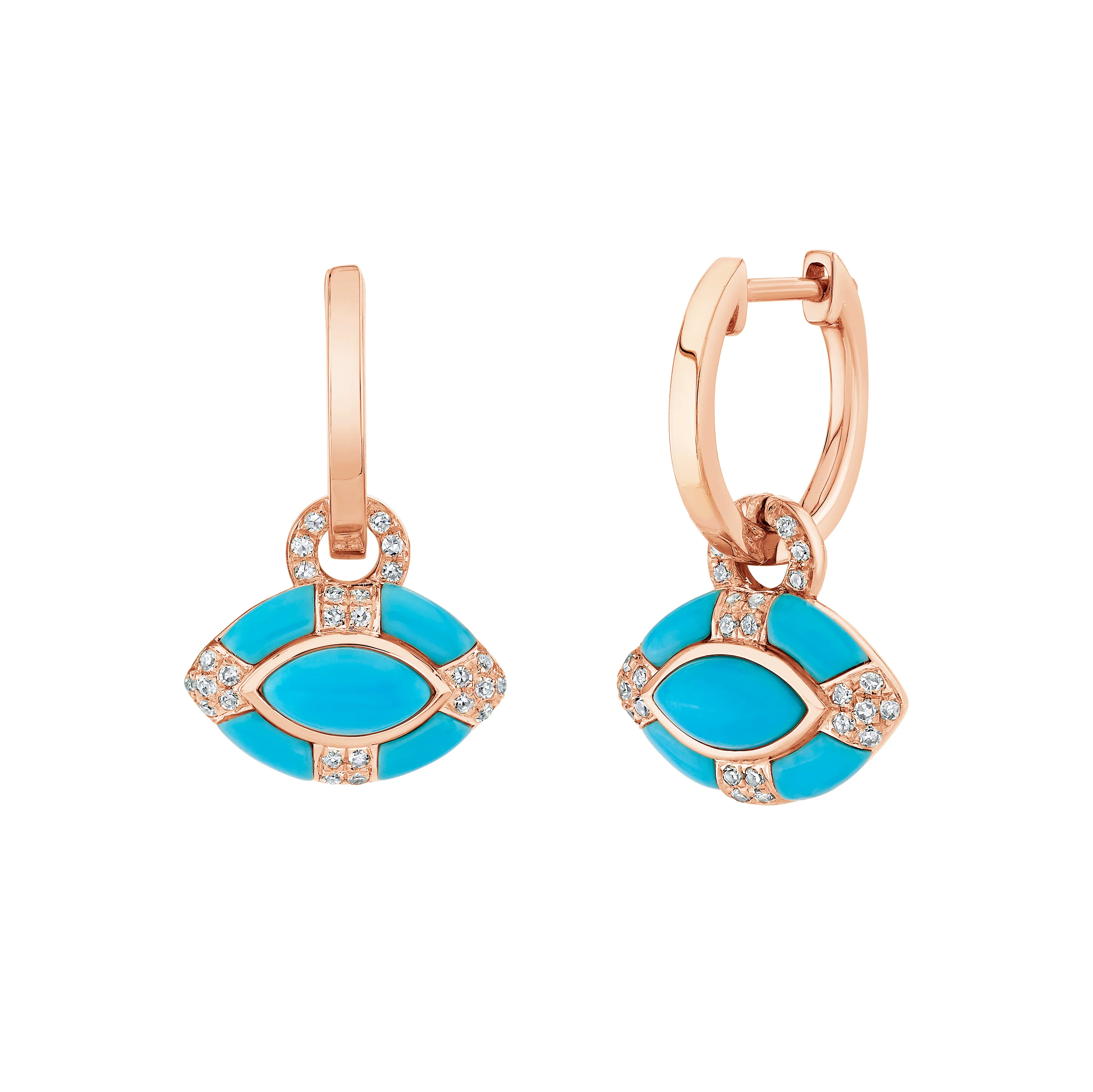 TURQUOISE & DIAMOND RIVIERA PETITE HUGGIES - Image 4