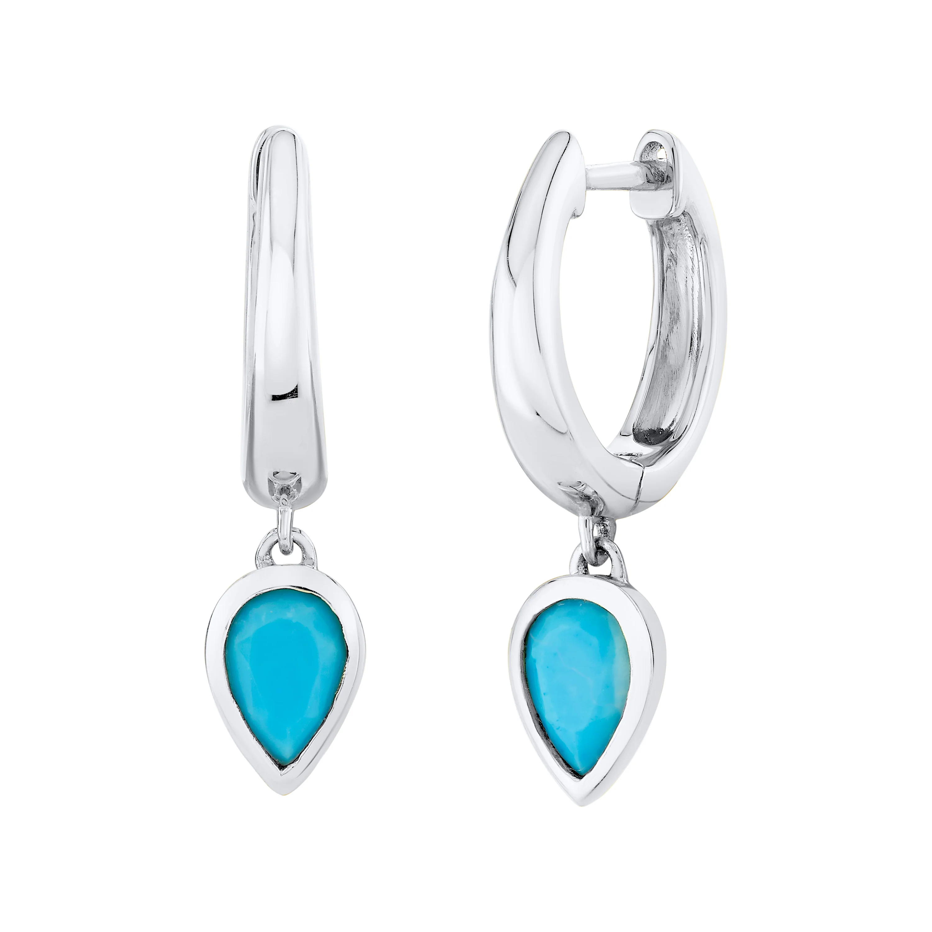TURQUOISE RIVIERA PEAR DROP HUGGIES - Image 2