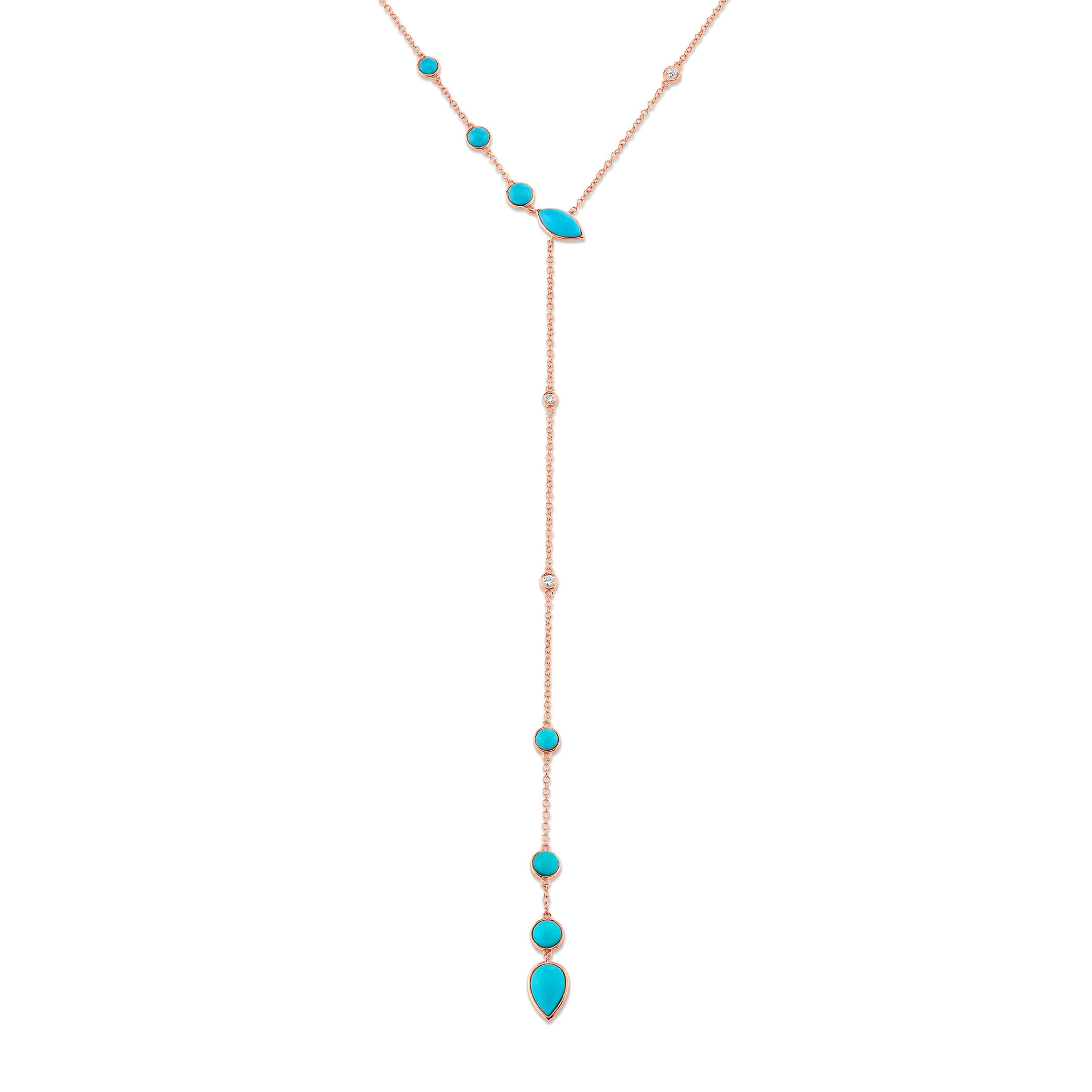 TURQUOISE RIVIERA Y NECKLACE - Image 8
